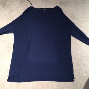 Oversized navy sweater
